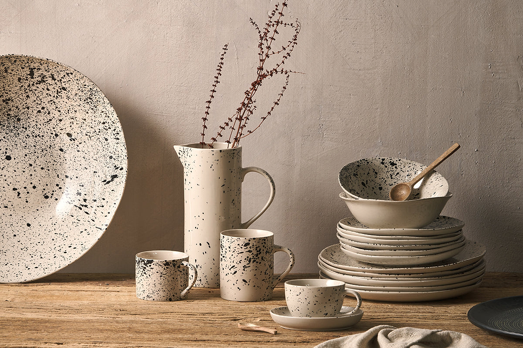 Ama Cup & Saucer - Splatter