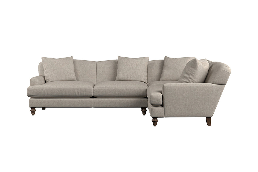 Deni Large Right Hand Corner Sofa - Brera Linen Natural