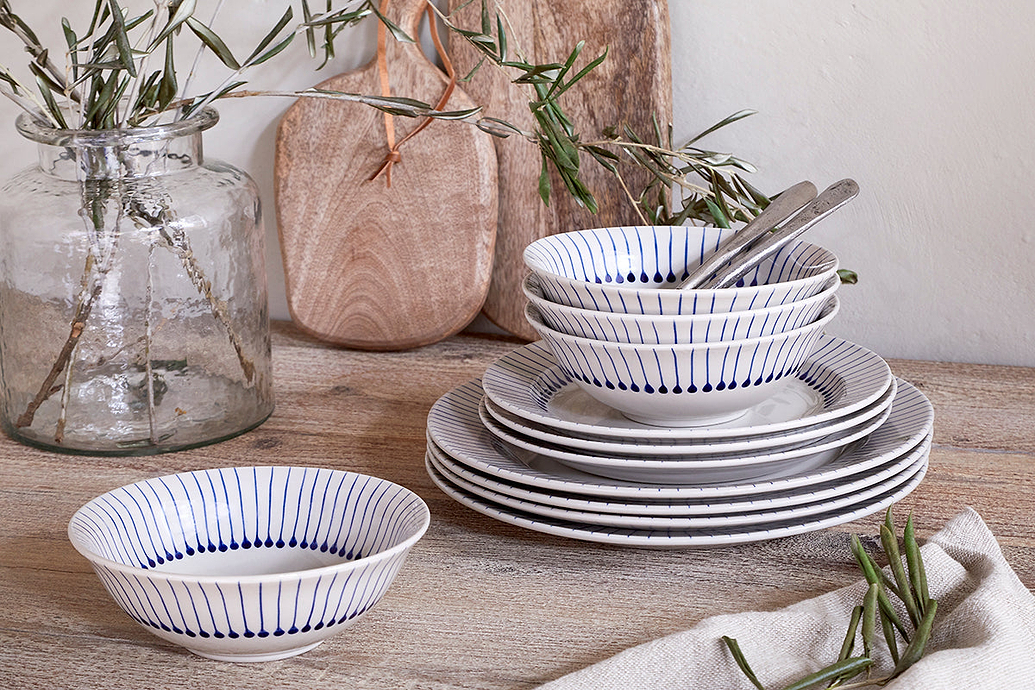 Iba Cereal Bowl - Indigo