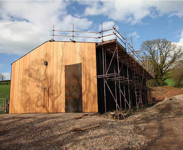 Barn under renovation