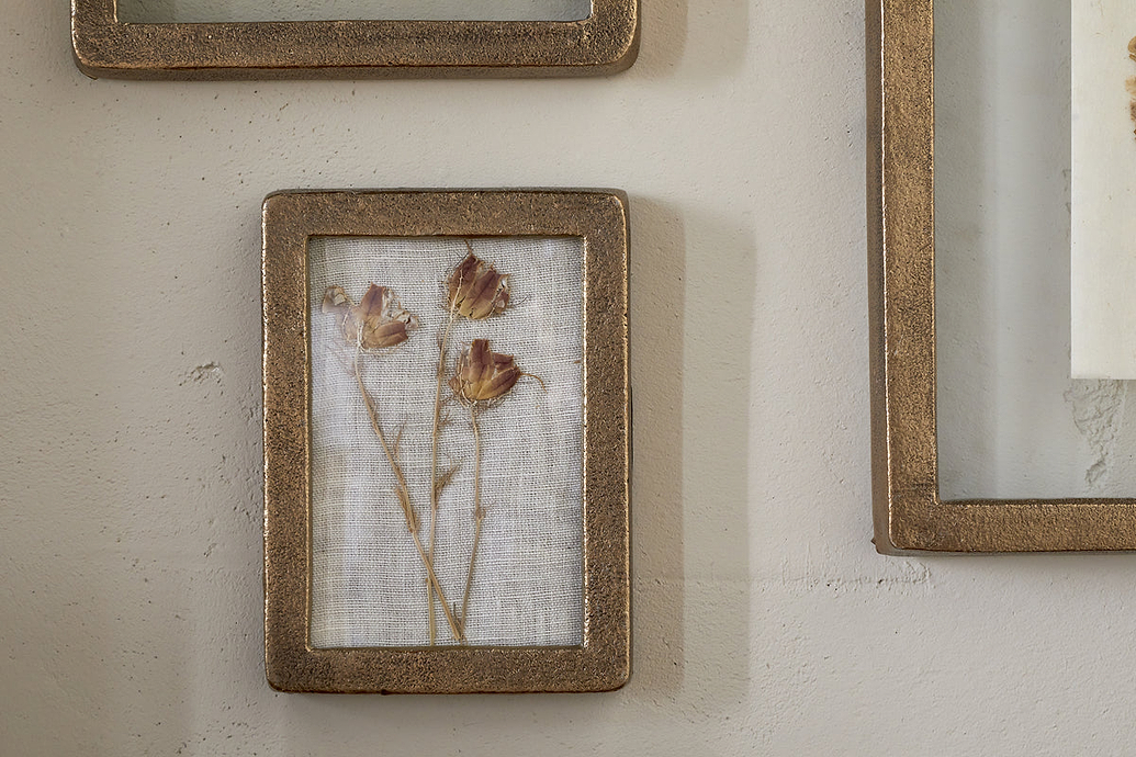 Jahala Wall Hung Photo Frame - Antique Brass  - Antique Brass - Large