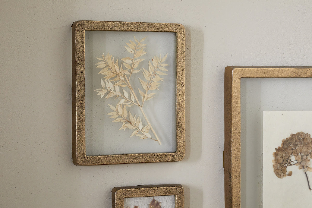 Jahala Wall Hung Photo Frame - Antique Brass  - Antique Brass - Large
