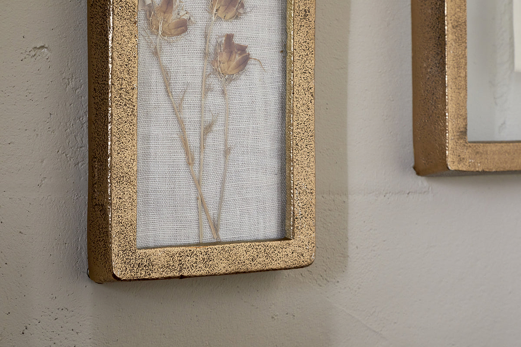 Jahala Wall Hung Photo Frame - Antique Brass  - Antique Brass - Large