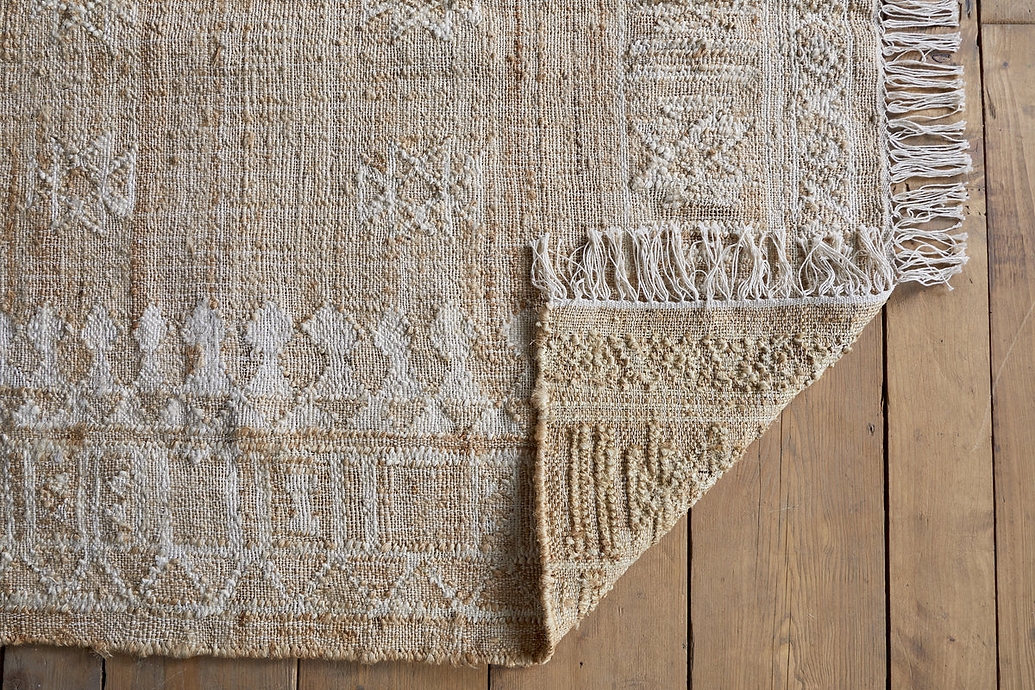 Aqil Jute & Cotton Rug - Natural