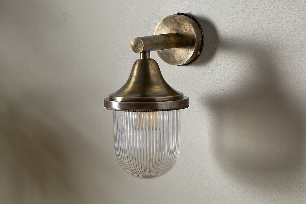 Magola Outdoor Wall Lamp - Antique Brass