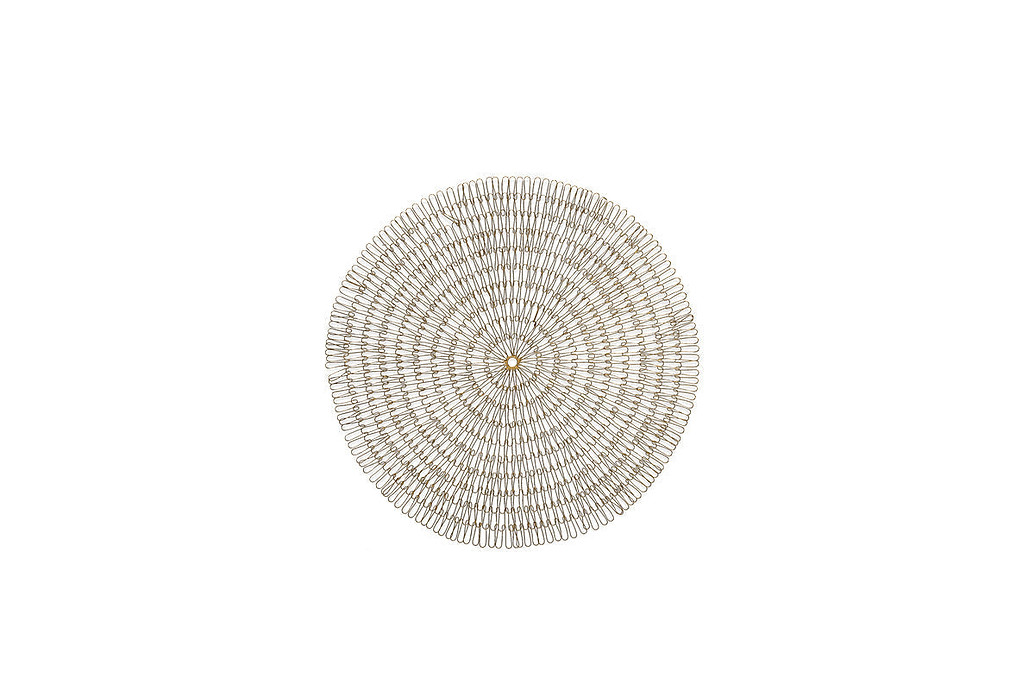 Rayan Wire Wall Art - Antique Brass