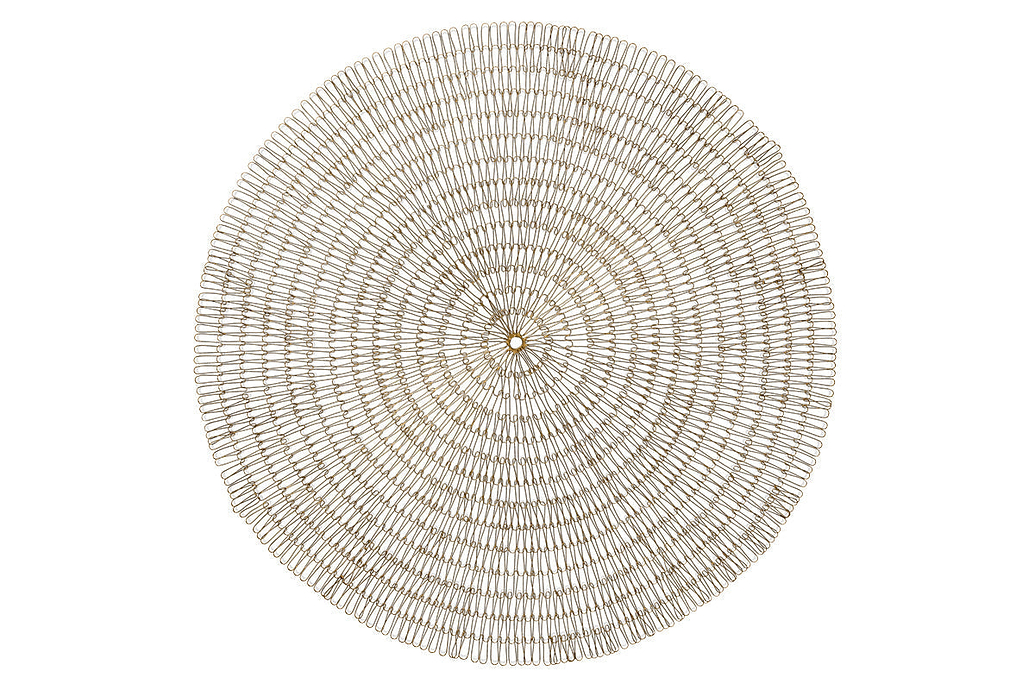 Rayan Wire Wall Art - Antique Brass