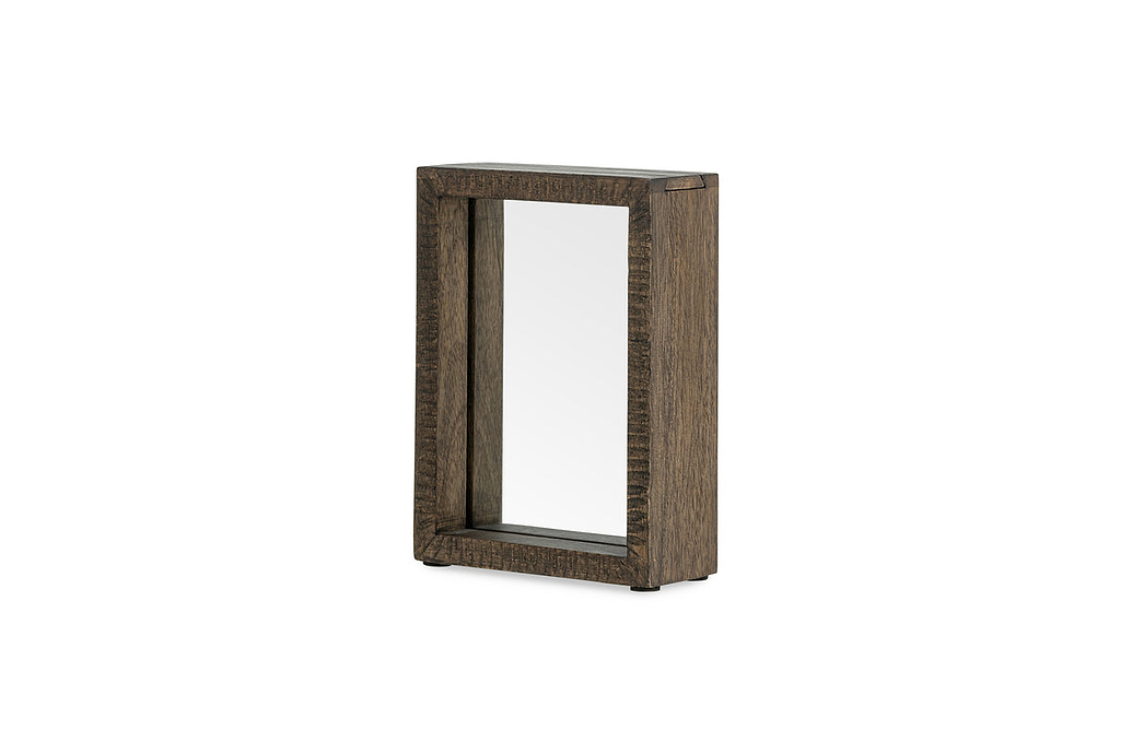 Indu Standing Mango Wood Frame - Dark Ash