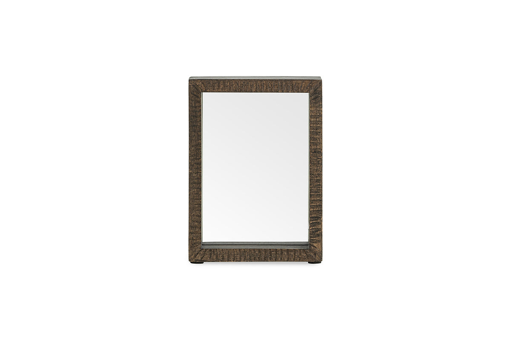 Indu Standing Mango Wood Frame - Dark Ash