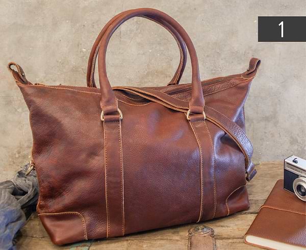 Leather Badwa Weekend Bag