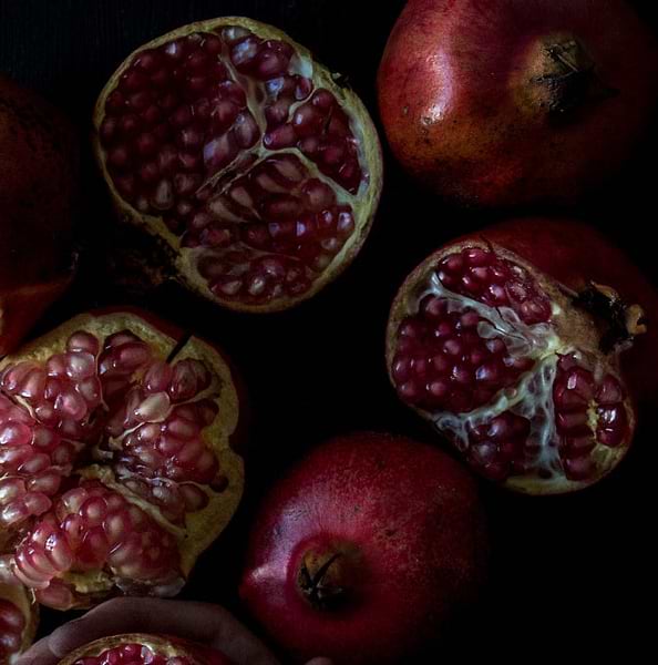 Fresh pomegranates