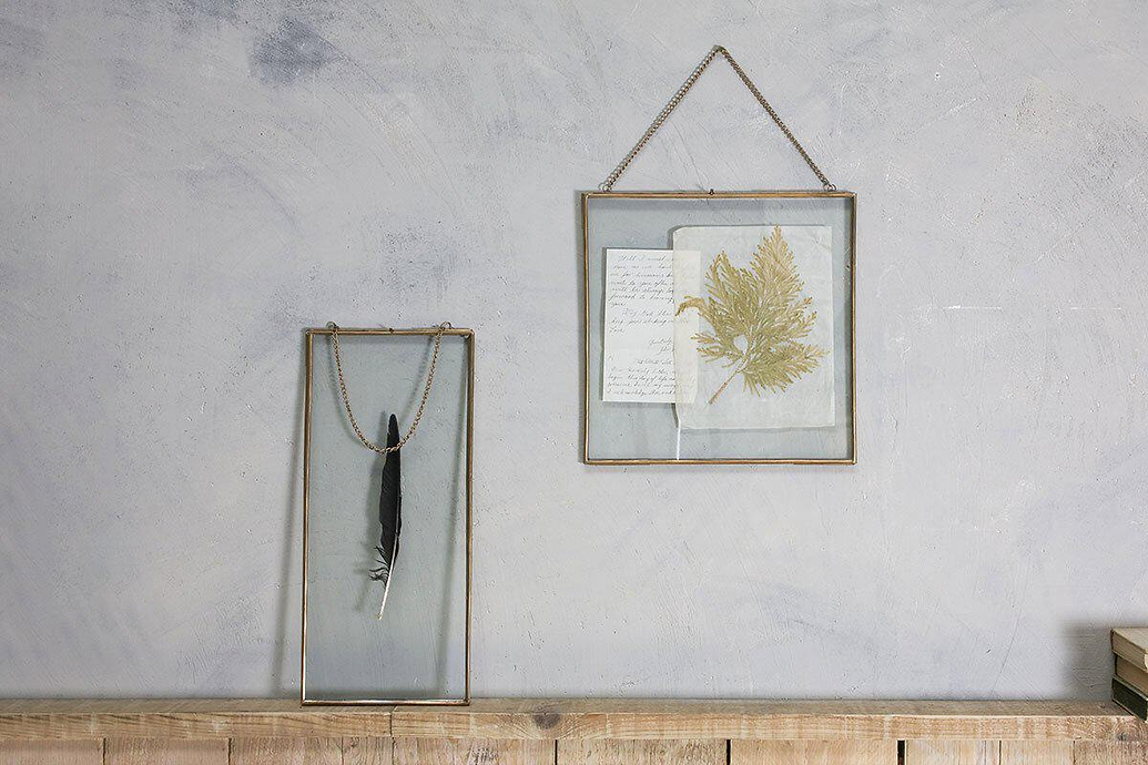 Gigantic Antique Brass Kiko Frame