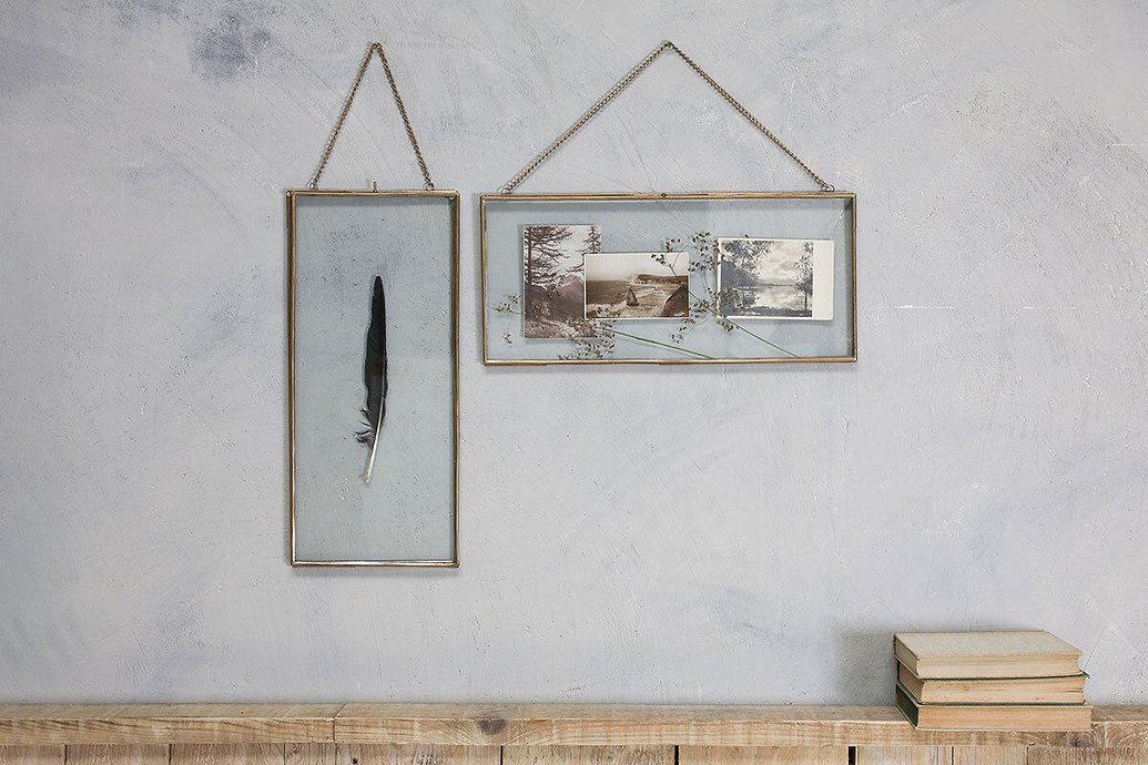 Gigantic Antique Brass Kiko Frame