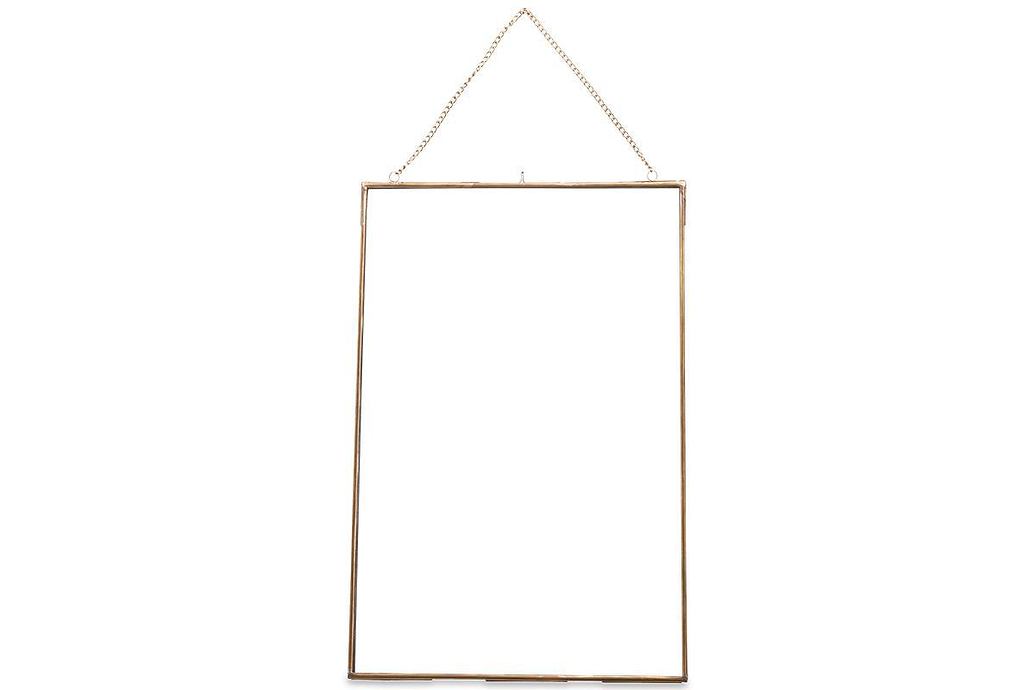 Gigantic Antique Brass Kiko Frame