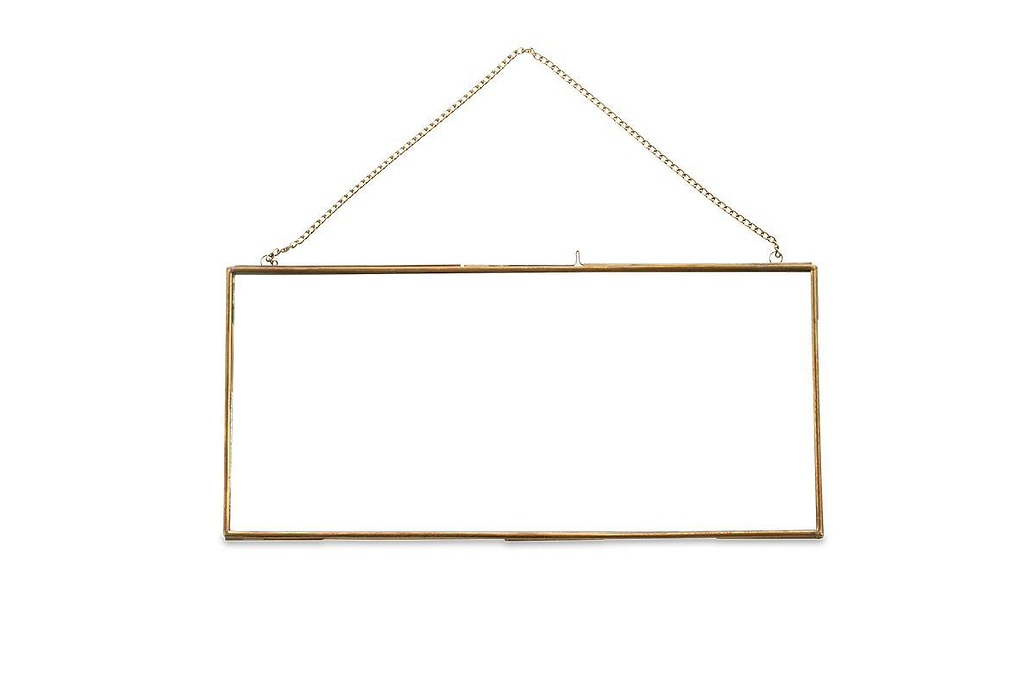 Gigantic Antique Brass Kiko Frame