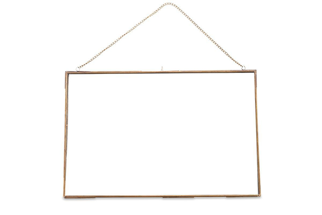 Gigantic Antique Brass Kiko Frame