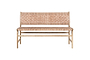 Adembi Woven Leather Bench