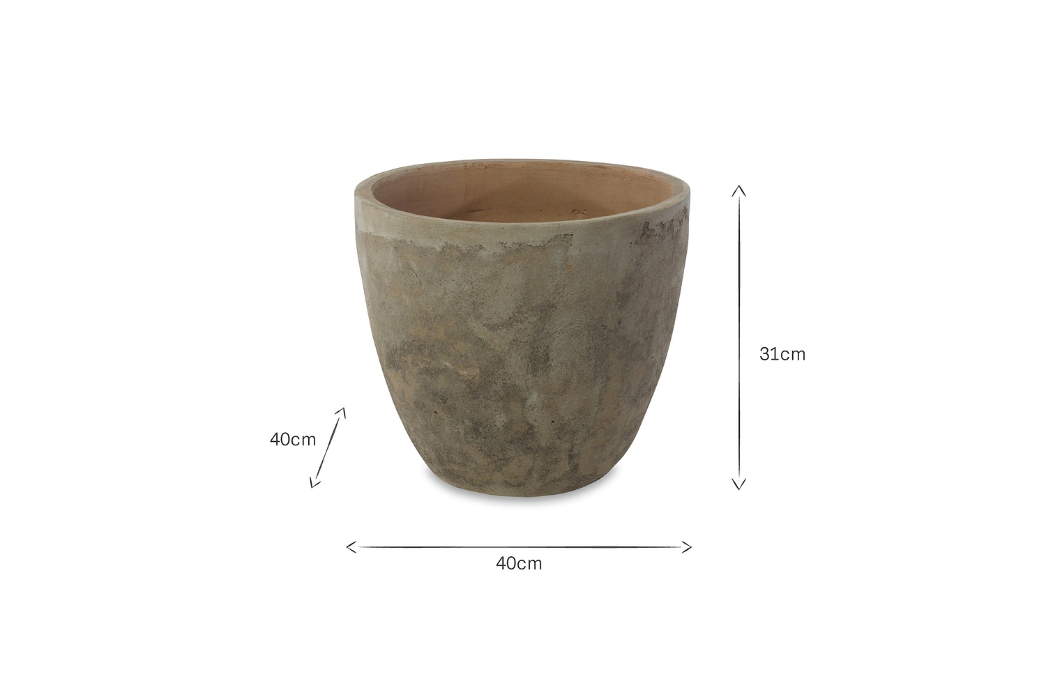 Affiti Clay Planter - Medium