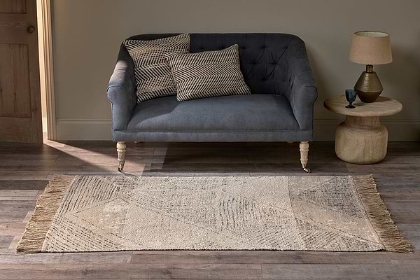 Anaisha Cotton & Jute Rug - Natural & Grey