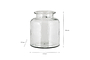 Akra Recycled Glass Vase - Clear