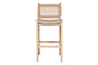 Aamani Mango Wood & Cord Counter Chair - Natural-nkuku