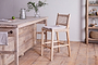 Aamani Mango Wood & Cord Counter Chair - Natural-nkuku