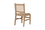 Aamani Mango Wood & Cord Dining Chair - Natural-nkuku