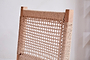 Aamani Mango Wood & Cord Dining Chair - Natural-nkuku