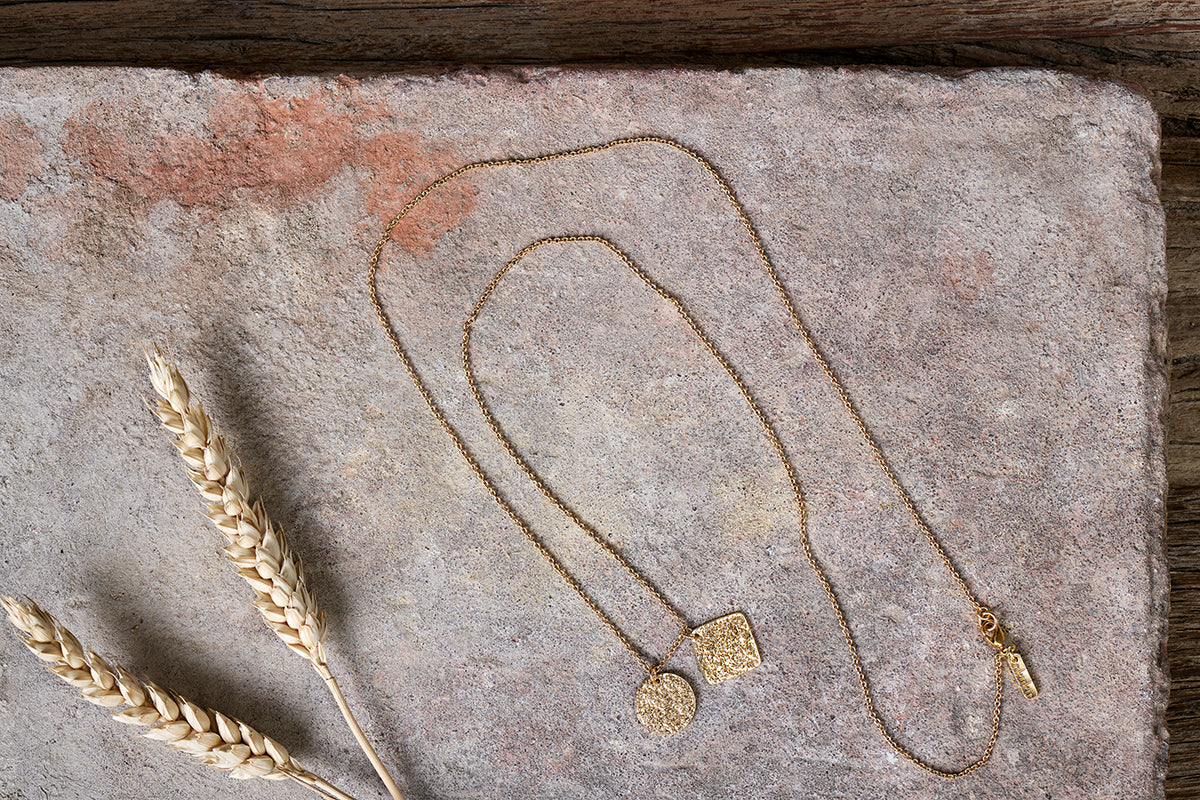 Aavani Necklace - Gold-nkuku