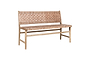 Adembi Woven Leather Bench