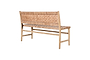 Adembi Woven Leather Bench