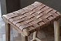 Adembi Woven Leather Counter Stool-nkuku