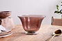 Aderonke Glass Bowl - Plum-nkuku