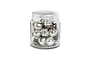 Adisa Bauble Jar - Antique Silver (Set of 16)-nkuku