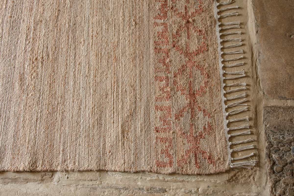 Akari Jute & Cotton Rug - Natural-nkuku