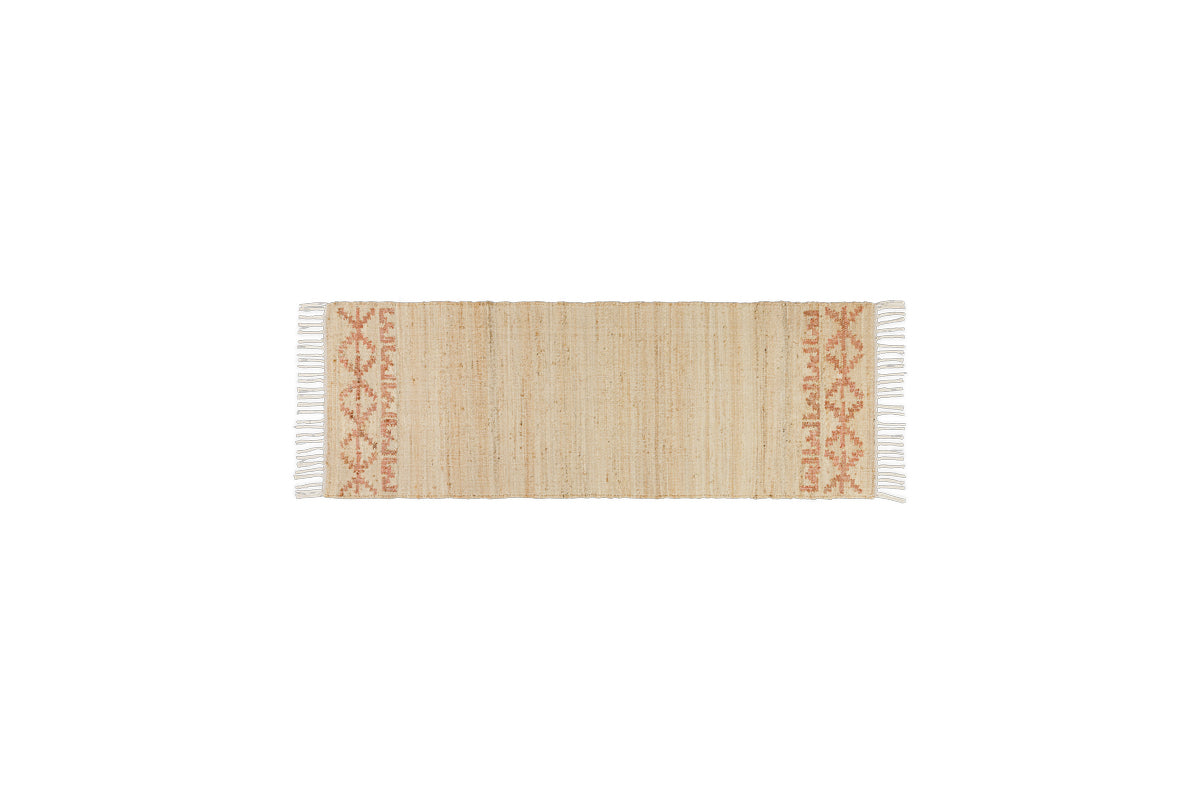 Akari Jute & Cotton Runner - Natural-nkuku