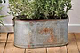 Akasa Trough Planter - Zinc-nkuku