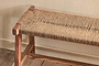 Amhara Acacia & Jute Woven Bench-nkuku