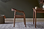 Anbu Acacia Dining Chair - Washed Walnut-nkuku