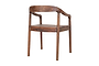 Anbu Acacia Dining Chair - Washed Walnut-nkuku