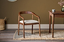 Anbu Acacia Upholstered Dining Chair - Washed Walnut-nkuku