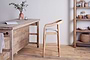 Anbu Mango Wood Upholstered Counter Chair - Natural-nkuku