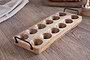 Anda Mango Wood Egg Holder - Natural-nkuku