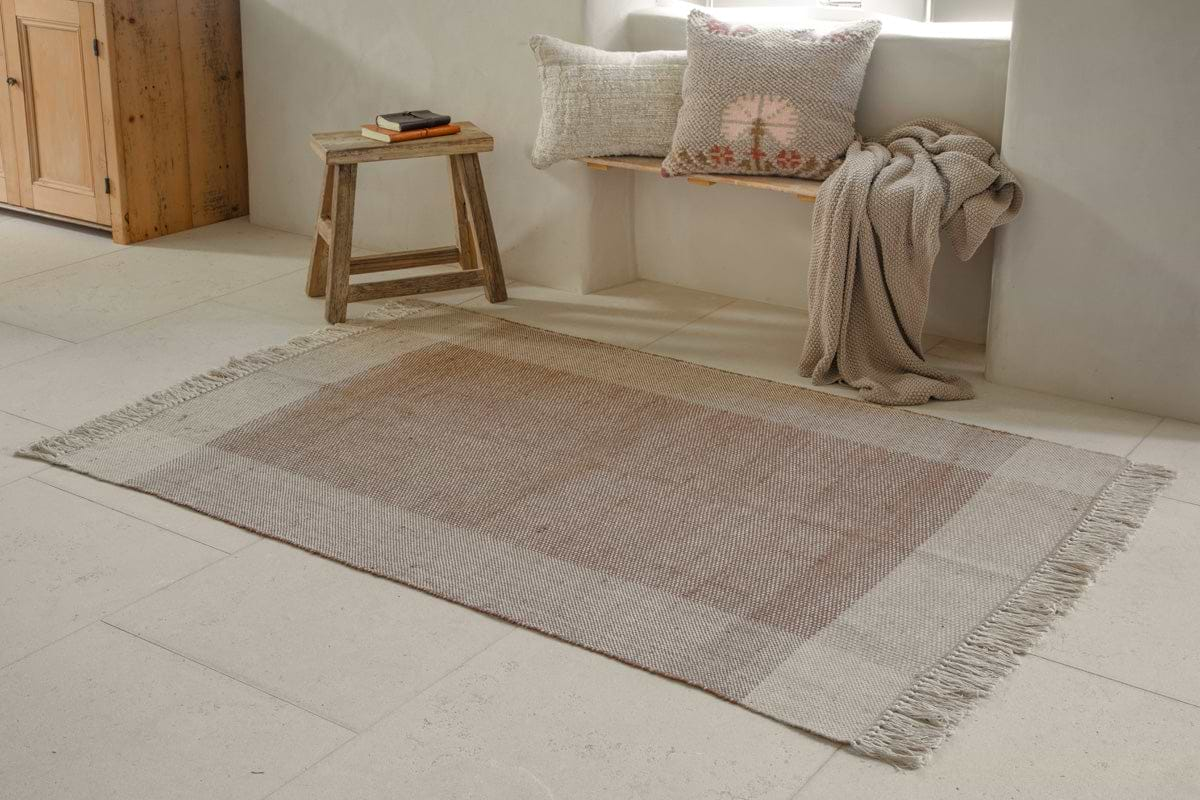 Andro Jute & Cotton Rug - Natural-nkuku