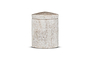 Asana Marble Storage Jar - Grey-nkuku