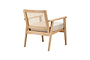 Atri Mango Wood & Cane Occasional Chair- nkuku