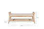 Avanthi Upholstered Sleigh Bench - Natural-nkuku