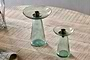 Avyn Recycled Glass Candle Holder - Sage Green-nkuku