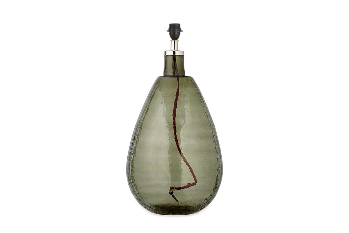 Baba Recycled Glass Lamp - Green - Large Tall