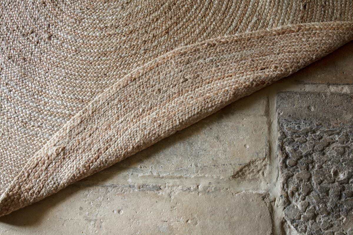 Hemp Loop Rug Braided Hemp Rug - Round – nkuku